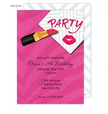 Party Invitations, Kiss and Tell, Bonnie Marcus